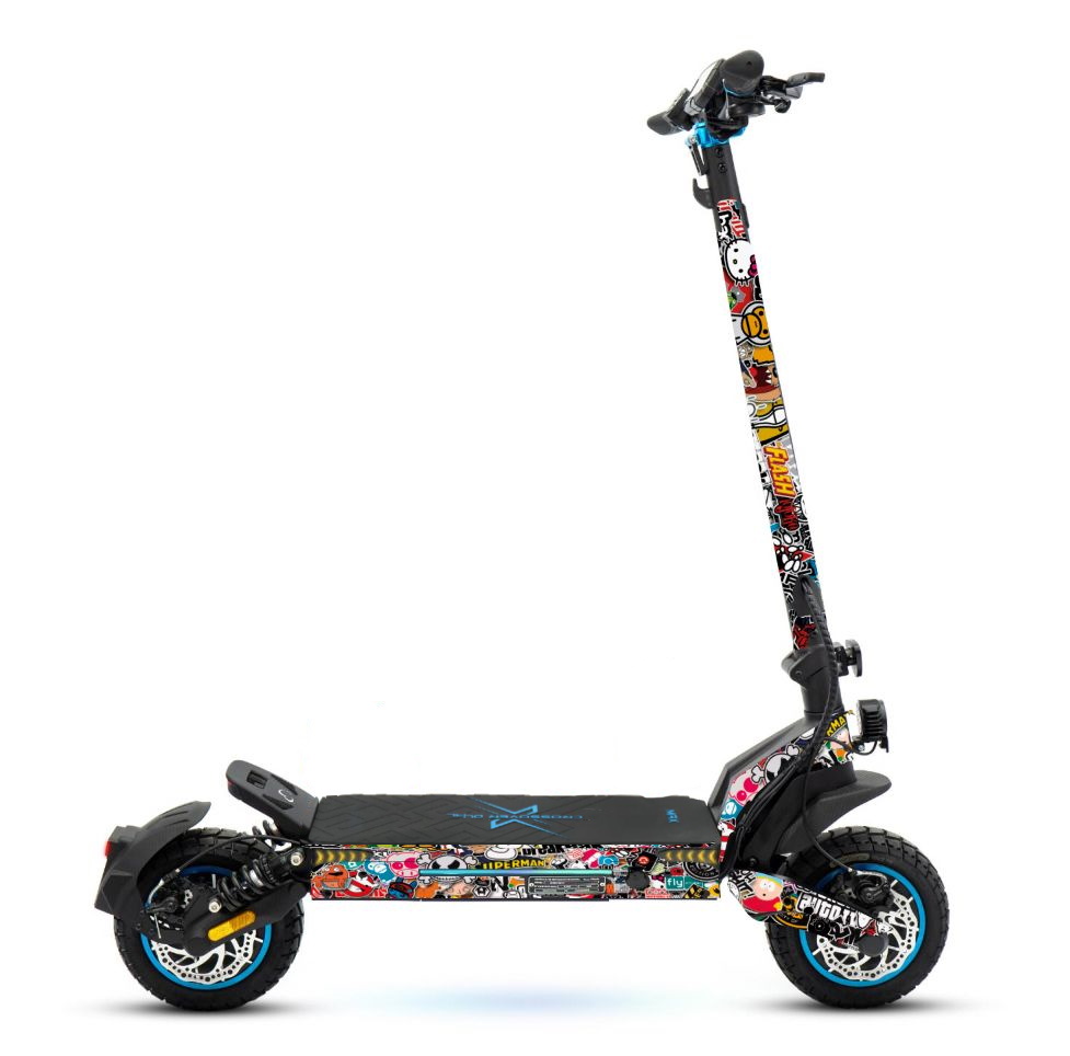 Vinilo smartGyro Crossover Dual Max Sticker Bomb 