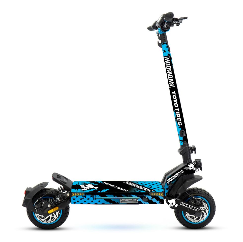 Kit Vinilo + Base Crossover Dual Max Hoonigan Blue