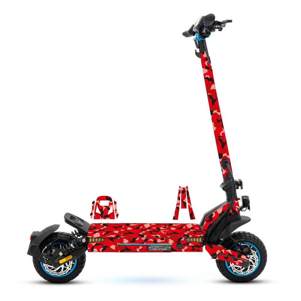 Kit Vinilo + Base Crossover Dual Max Red Camo
