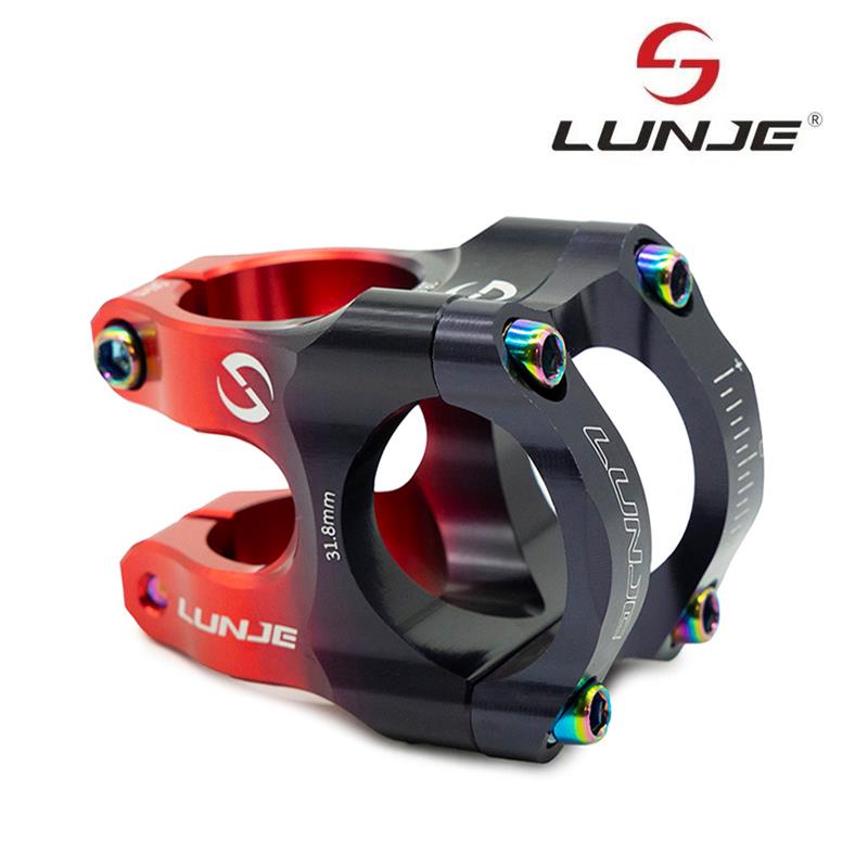 Potencia para manillares de 31,8mm EWPM-003 negro-rojo