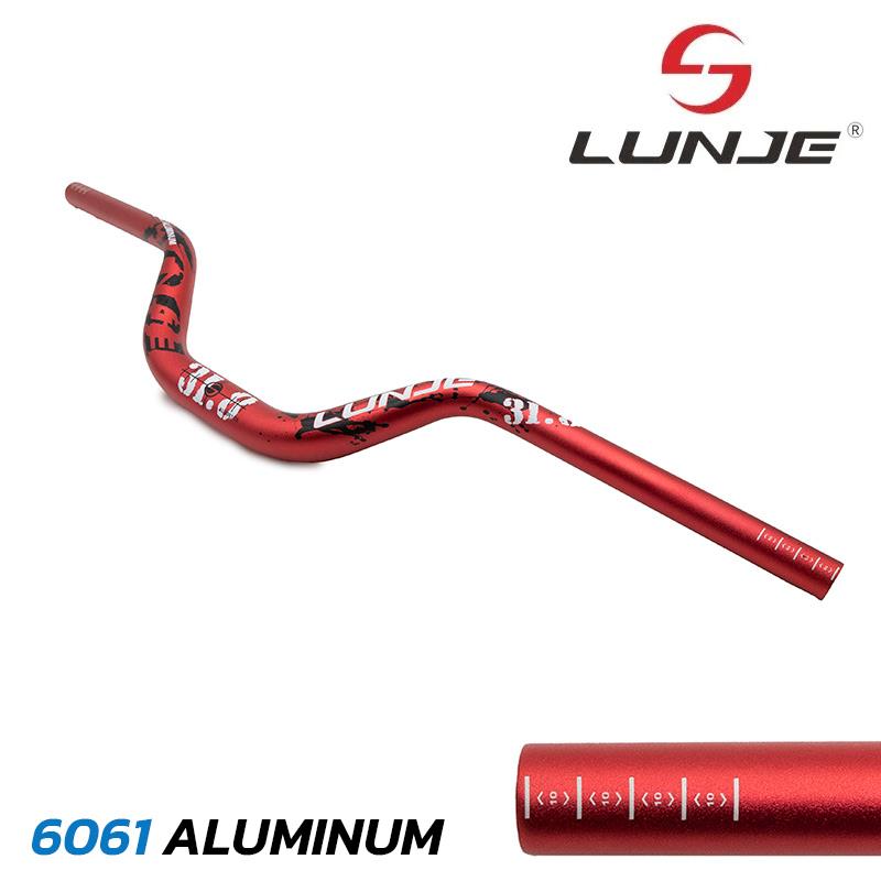 [EWM991] Manillar de 720mm con elevación 90mm rojo