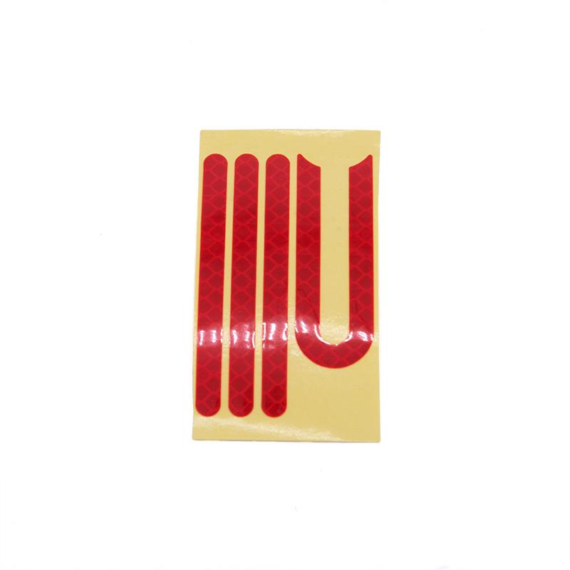 Adhesivo reflectante rojo para catadiÃ³ptrico Xiaomi - 10pcs