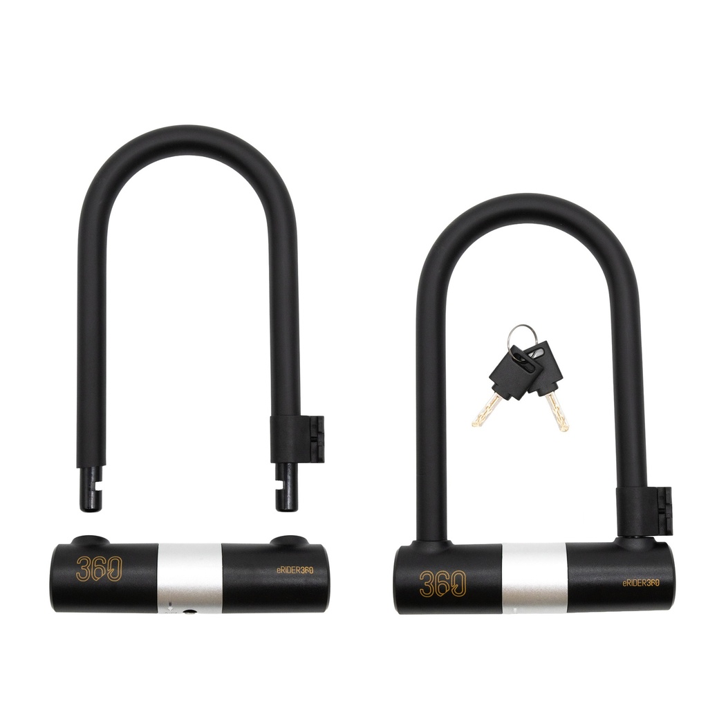 Candado en U de llave EWLK021 negro