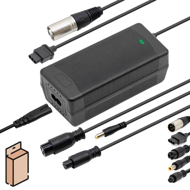 Cargador 48V (salida 54,6v) 2A con conectores DC y GX para Smartgyro speedway/Rockway y similares/ NIU