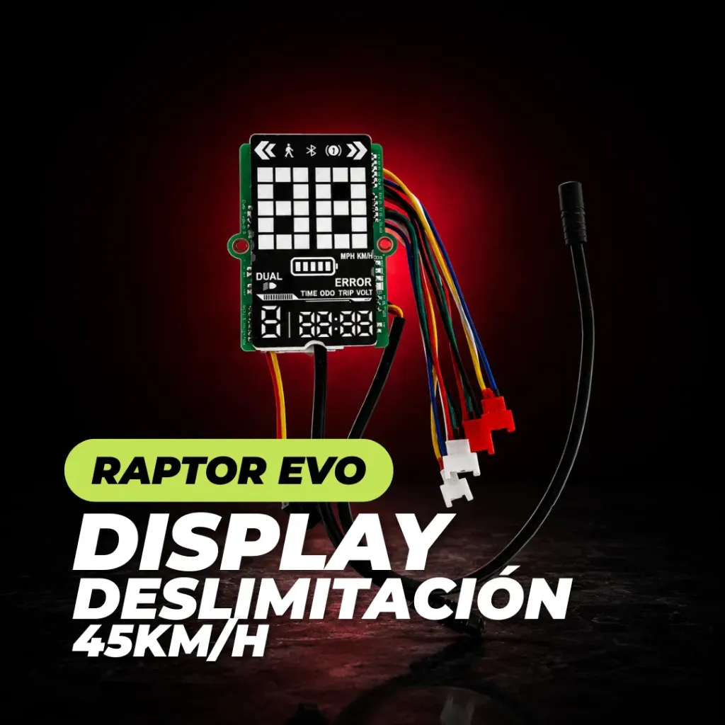 Display Smartgyro Raptor EVO Dual – (Deslimitado)