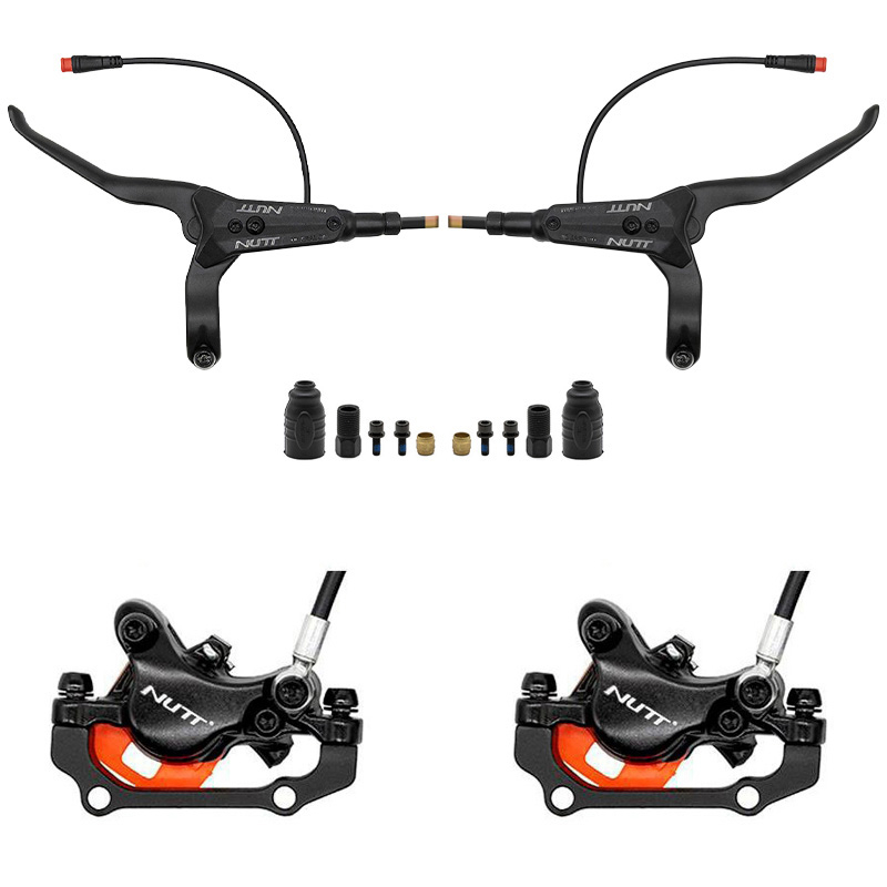 Kit de freno hidráulico negro A5-D Delantero R trasero R [NUTT]