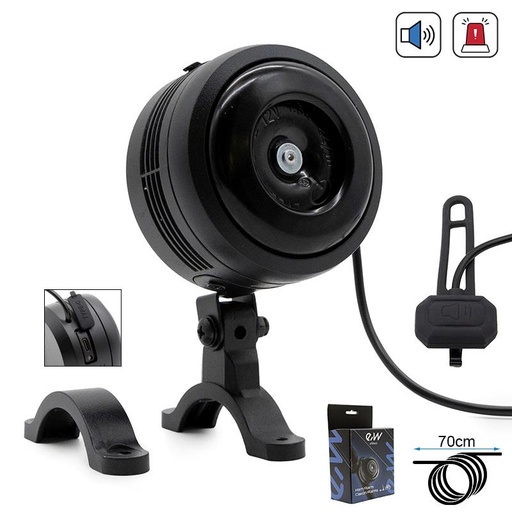 [CMM277] Claxon con alarma alta potencia Ewheel -70dB