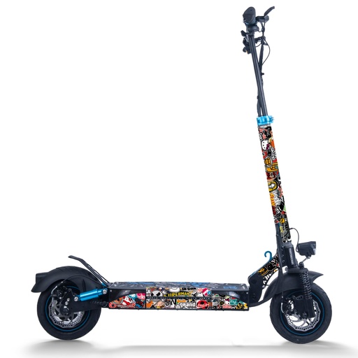 [VIN-0003-01] Vinilo patinete smartGyro Sticker Bomb 