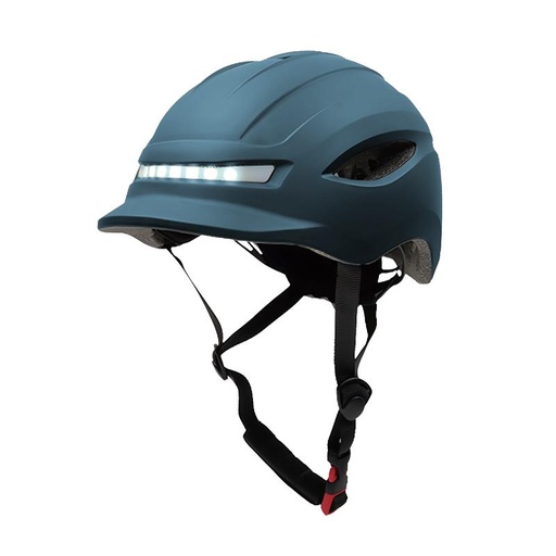 [EWM314] Casco con luz CP02 azul talla única