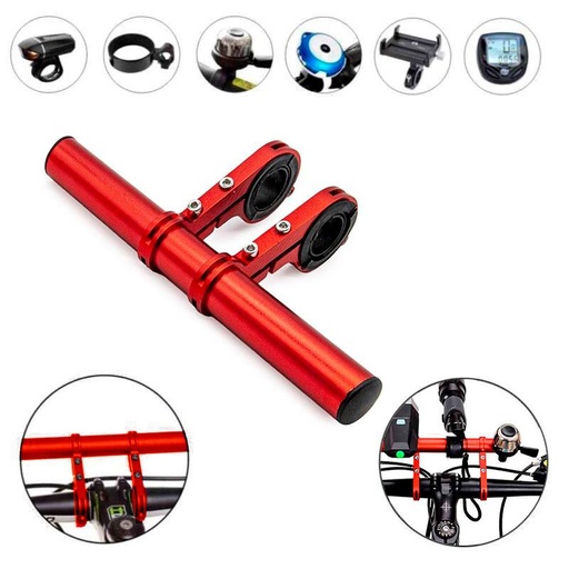 [8643-92] Manillar secundario 20cm rojo